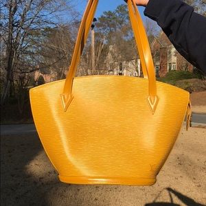 Authentic Louis Vuitton Yellow EPI Bag